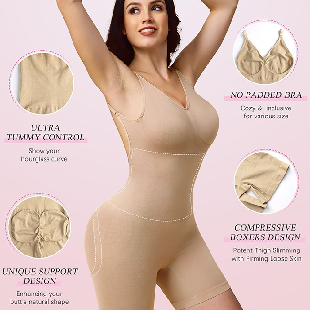 Invisible Seamless Bodysuit Sh - Shapewear Bodysuit Firm 评论和价格
